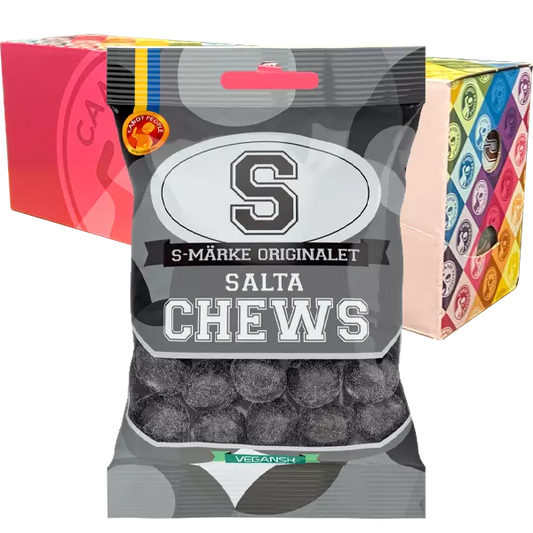 S-Märke Chews Salty  70 g x 18 pcs