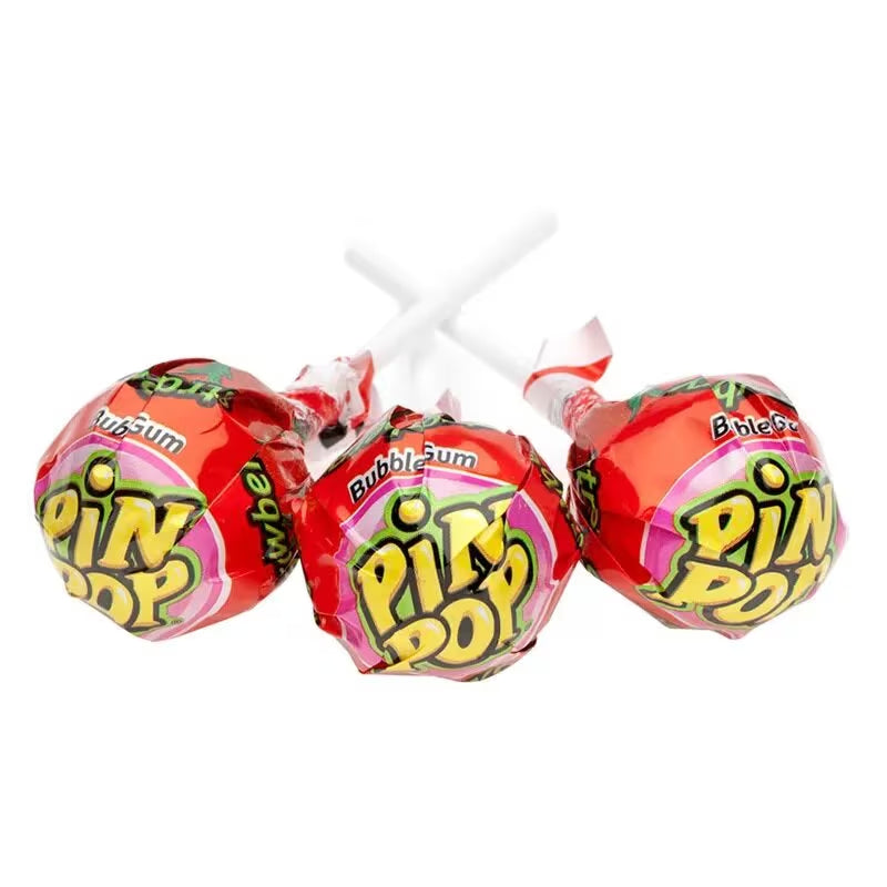 Pin Pop Strawberry Lolipops Big Pack 1,062 kg